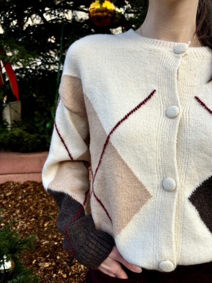 Gilet Jacquard Femme 1jpg