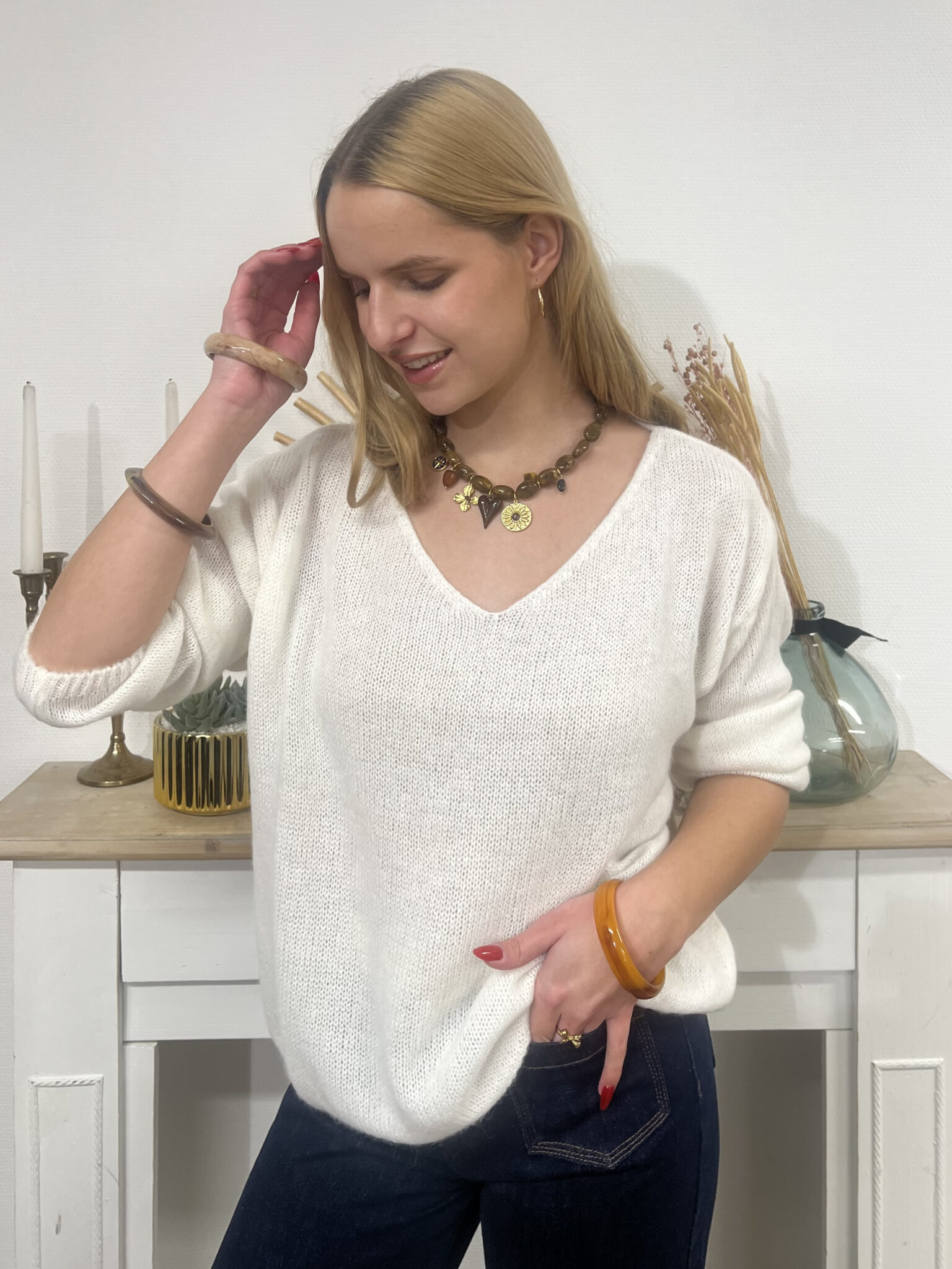 Pull en alpaga 1 Pull en alpaga 1