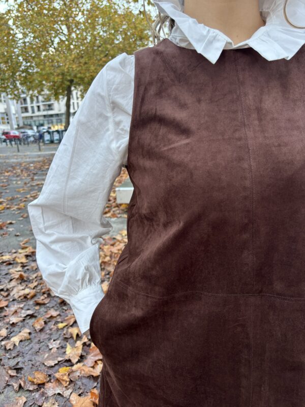 Robe Suédine Chocolat 1