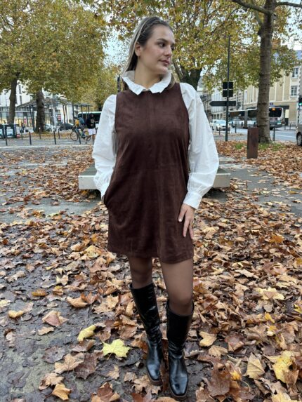 Robe Suédine Chocolat 2