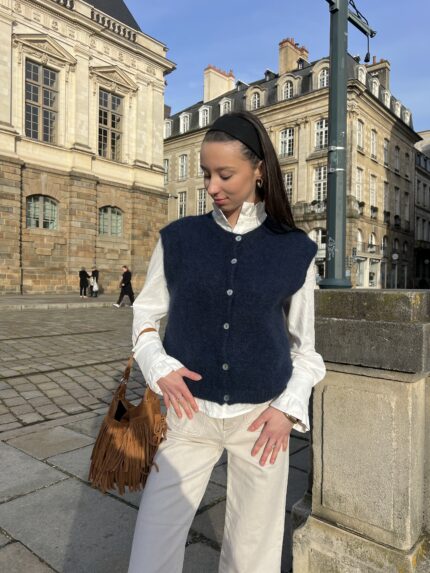 Gilet Sans Manches Bleu Marine 1