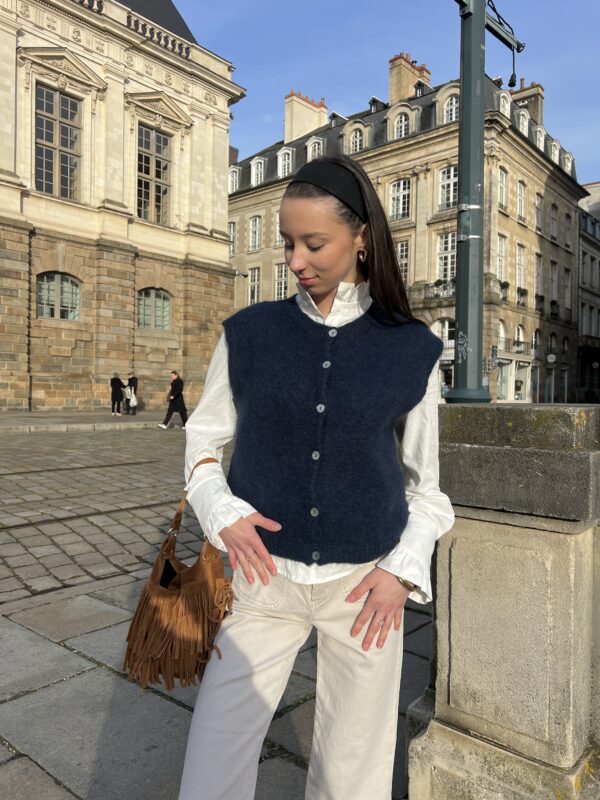 Gilet Sans Manches Bleu Marine 1