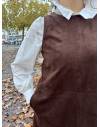 Robe Suedine Chocolat 2