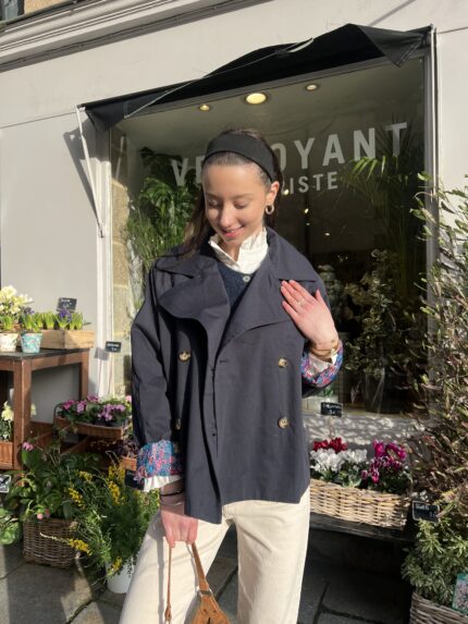 Trench Court Bleu Marine 1