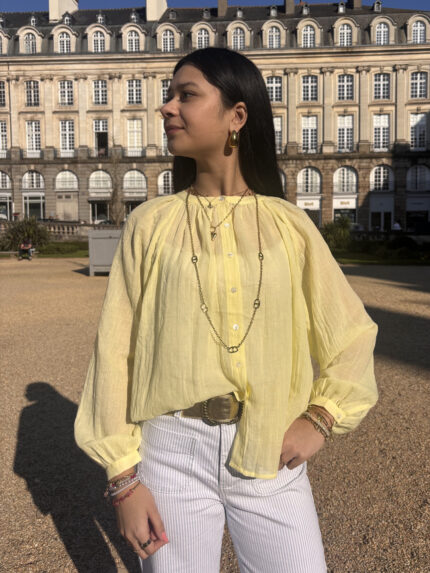 Blouse Fine Jaune
